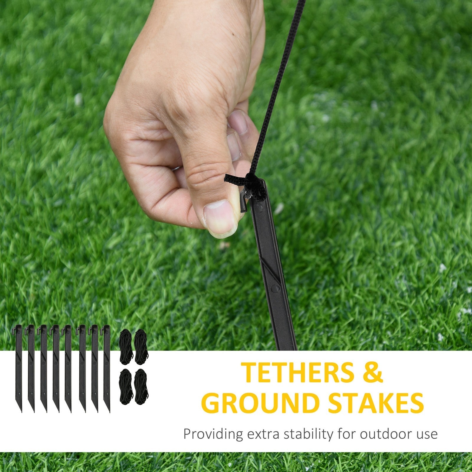 HOMCOM 6.5ft Christmas Inflatable Santa Claus on Sleigh Deer with LED Light HOMCOM - KOEEK