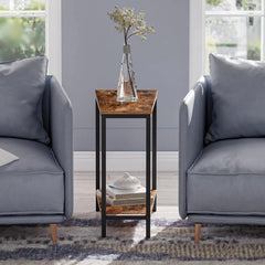 Wedge Side Table,Recliner with Storage Wedge Side Table,Triangular Accent Table 07FC0E-D4 - KOEEK