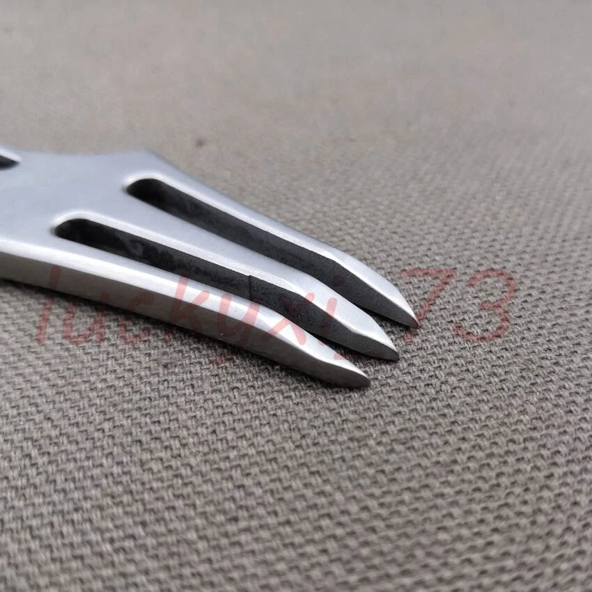 EDC TC4 titanium Multifunction Crowbar Harpoon fork outdoor camping tool 07FC0E-D4 - KOEEK