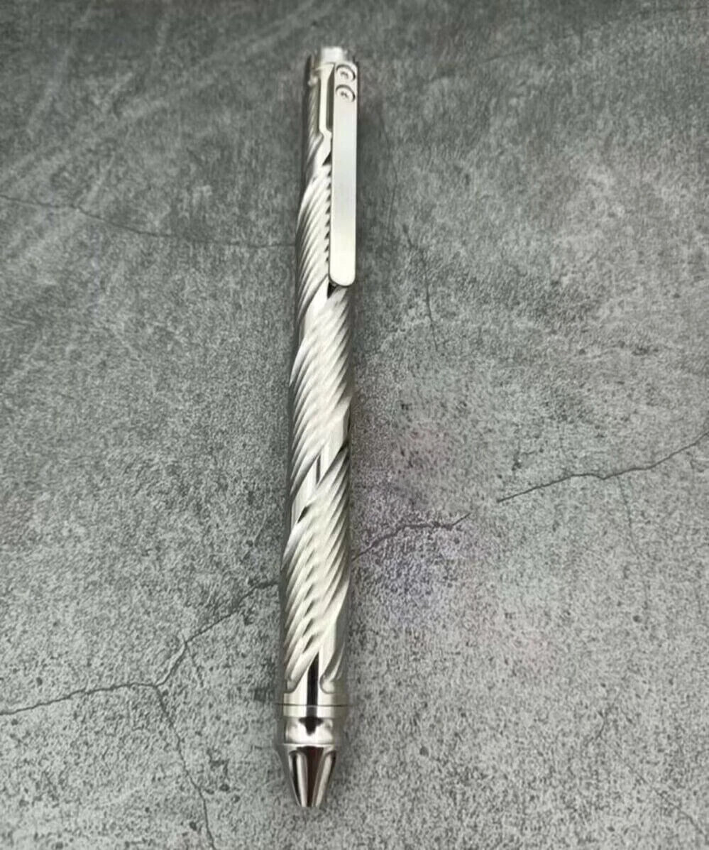 Titanium Alloy Bolt Pen Writing Mechanical Ballpoint Pen Outdoor EDC Multi-Tool 07FC0E-D4 - KOEEK