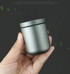 EDC Aluminium Alloy Waterproof Storage Box Sealed Pill Case Container Travel Cup EDC - KOEEK