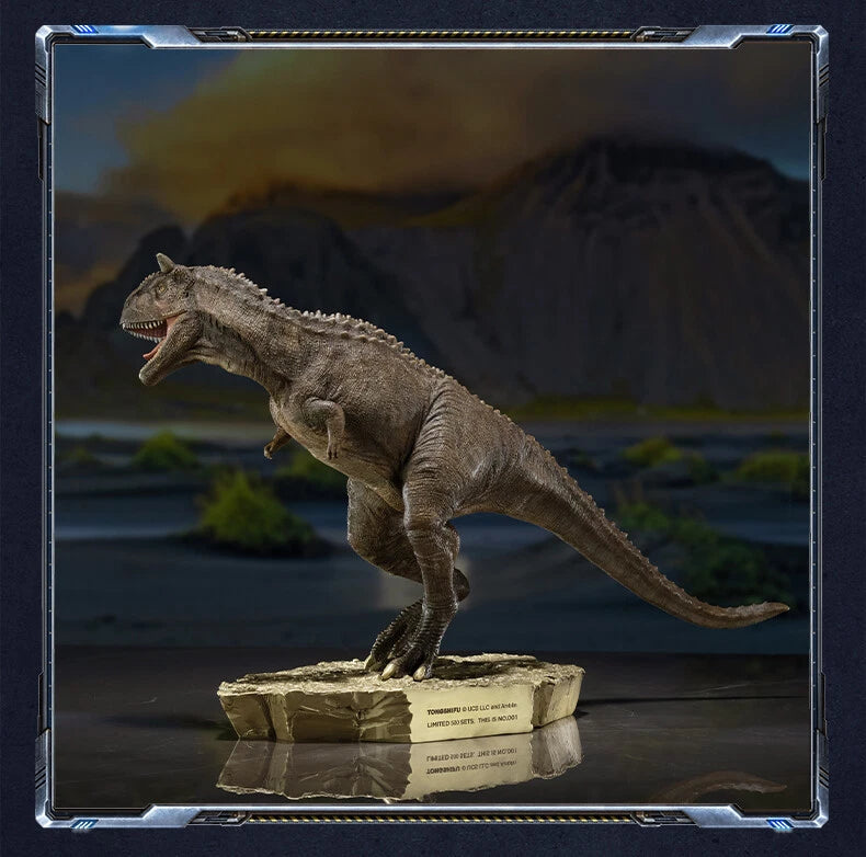 Official Limited 1:20 Carnotaurus Dinosaur Brass Statue Figure Model Collection 07FC0E-D4 - KOEEK