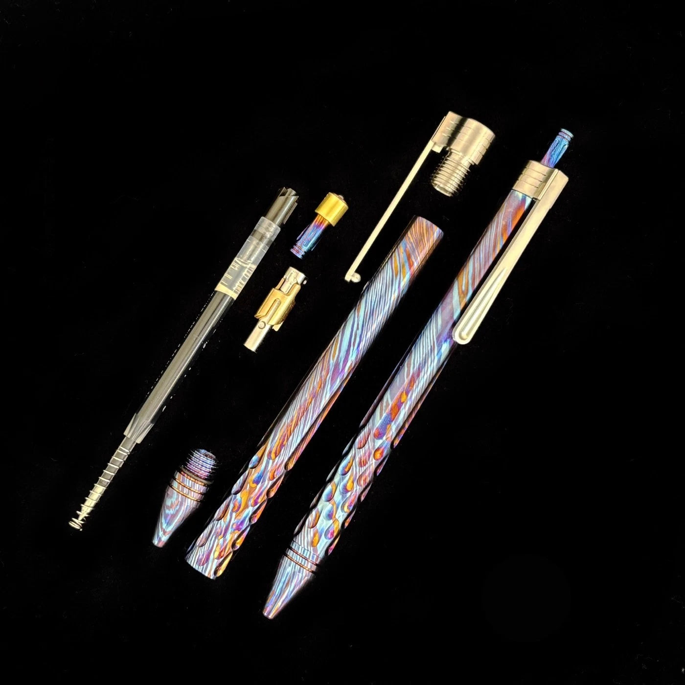 Titanium Alloy Pocket Mechanical Pencil Student Drawing Pens Office Stationery 07FC0E-D4 - KOEEK