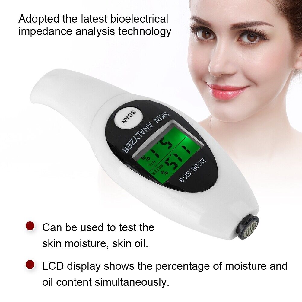 new Digital LCD Precision Sensor Tester Moisture Water Oil Analyzer (White) HGF koeek - KOEEK