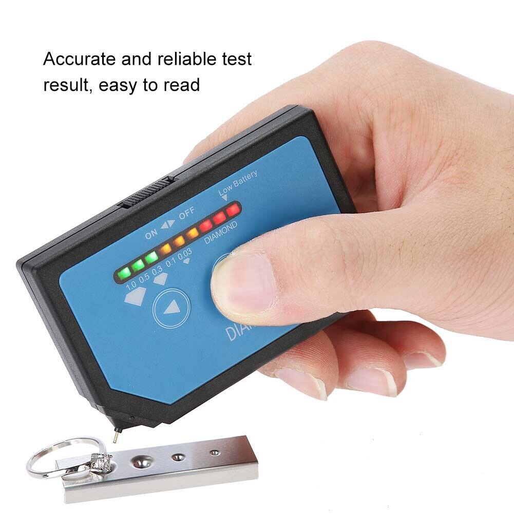 new Practical Portable Jewelry Test Tool Diamond Selector III With LED Indicator koeek - KOEEK