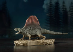 TONGSHIFU 1/20 Dimetrodon Model Brass Dinosaur Pelycosauria Statue Display Gift 07FC0E-D4 - KOEEK
