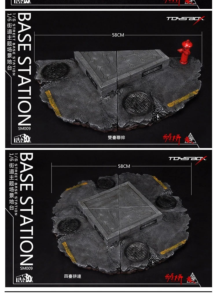 TOYS-BOX Street Base Station 1:6 Scene Model Figure Accessory Resin Display TOYS-BOX - KOEEK