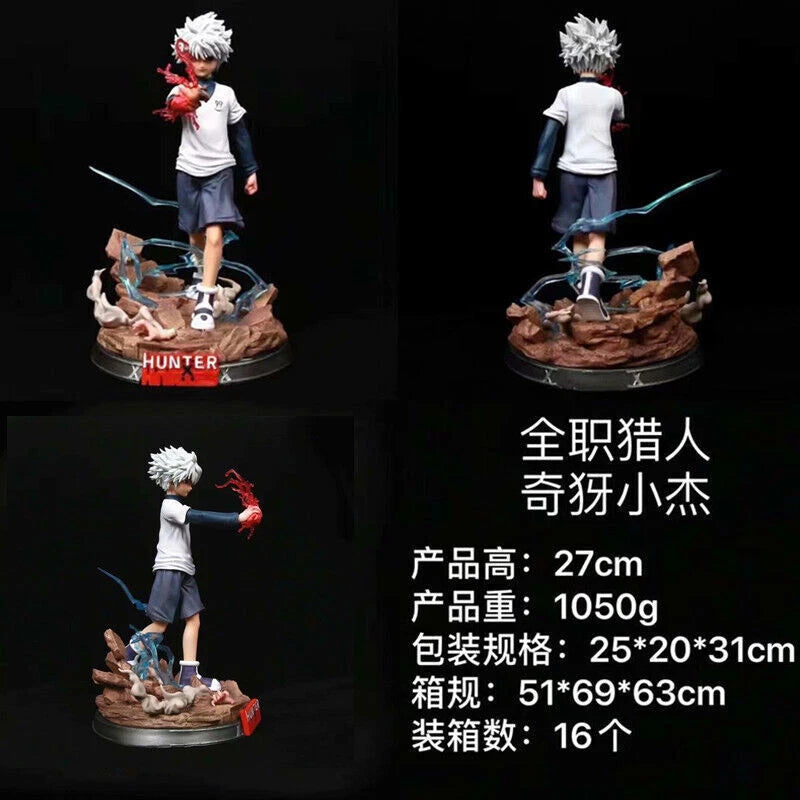 Hunter×Hunter Gon Freecss Killua Zoldyck Statue Anime PVC Figure Model Xmas Gift 07FC0E-D4 - KOEEK