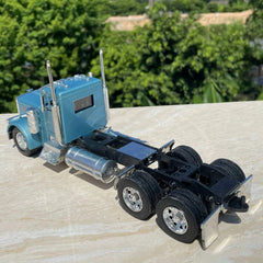 1/32 Blue Peterbilt Heavy Truck Diecast Model Cab Only Loose Accessories 07FC0E-D4 - KOEEK
