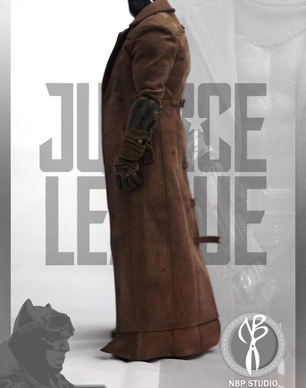 NBP STUDIO 1:6 Scale Knightmare Batman Trench Coat Figure Accessory NB01 NBP_STUDIO - KOEEK