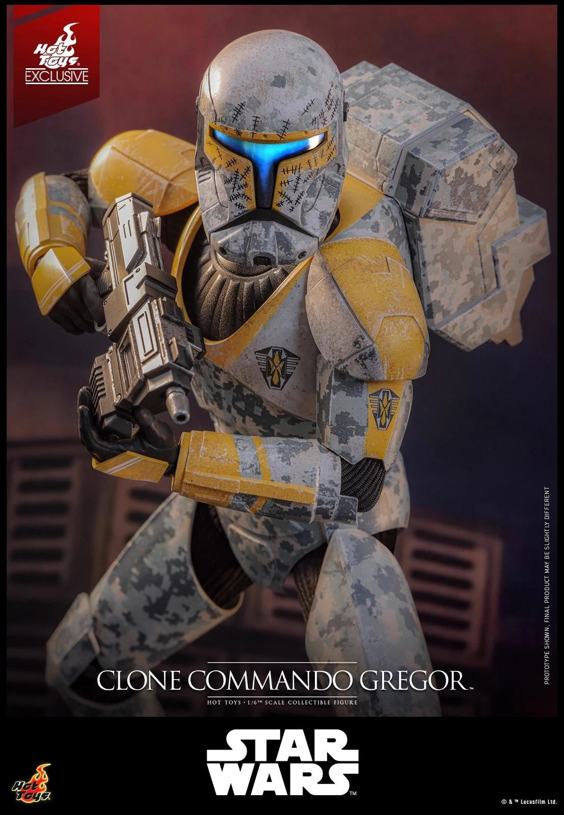 Hot Toys TMS155 1/6 Clone Commando Gregor 12 inch Collectible Action Figure HOT_TOYS - KOEEK
