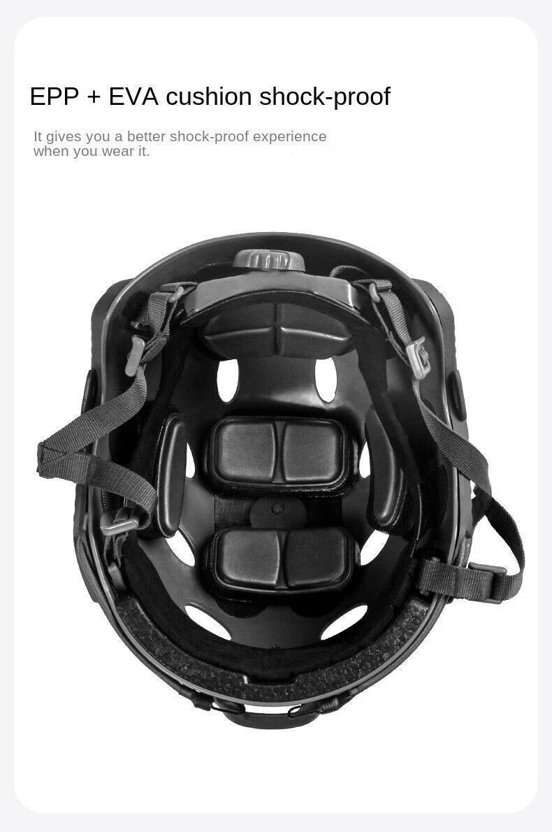 Tactical FAST Mask Goggles Helmet Windproof Face Mask Equipment Full Face Mask 07FC0E-D4 - KOEEK