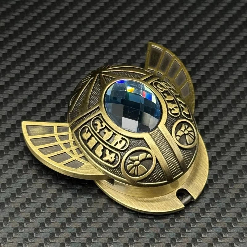 Retro Metal EDC Fidget Toy Exquisite Zinc Alloy Push Fidget Slider Office Gadget 07FC0E-D4 - KOEEK