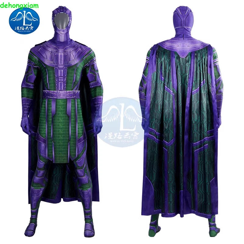 Ant-Man 3 Kang the Conqueror Men Costume Cosplay Bodysuit Cloak Outfit Halloween 07FC0E-D4 - KOEEK