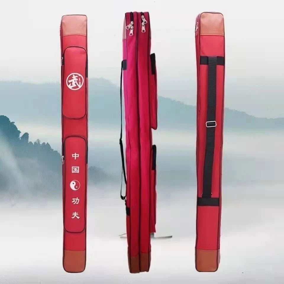 Chinese Martial Art Tai Chi Sword Bags Multi-Function Layer Oxford Sword bag Set 07FC0E-D4 - KOEEK