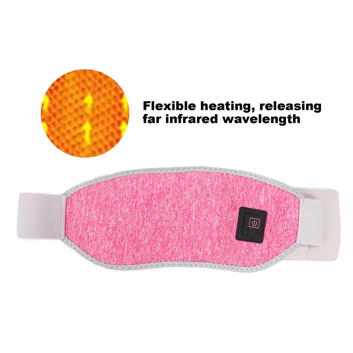 new Electric Heating Abdominal Menstrual Pad Belt For Period Pain Relief Cramp HGF koeek - KOEEK