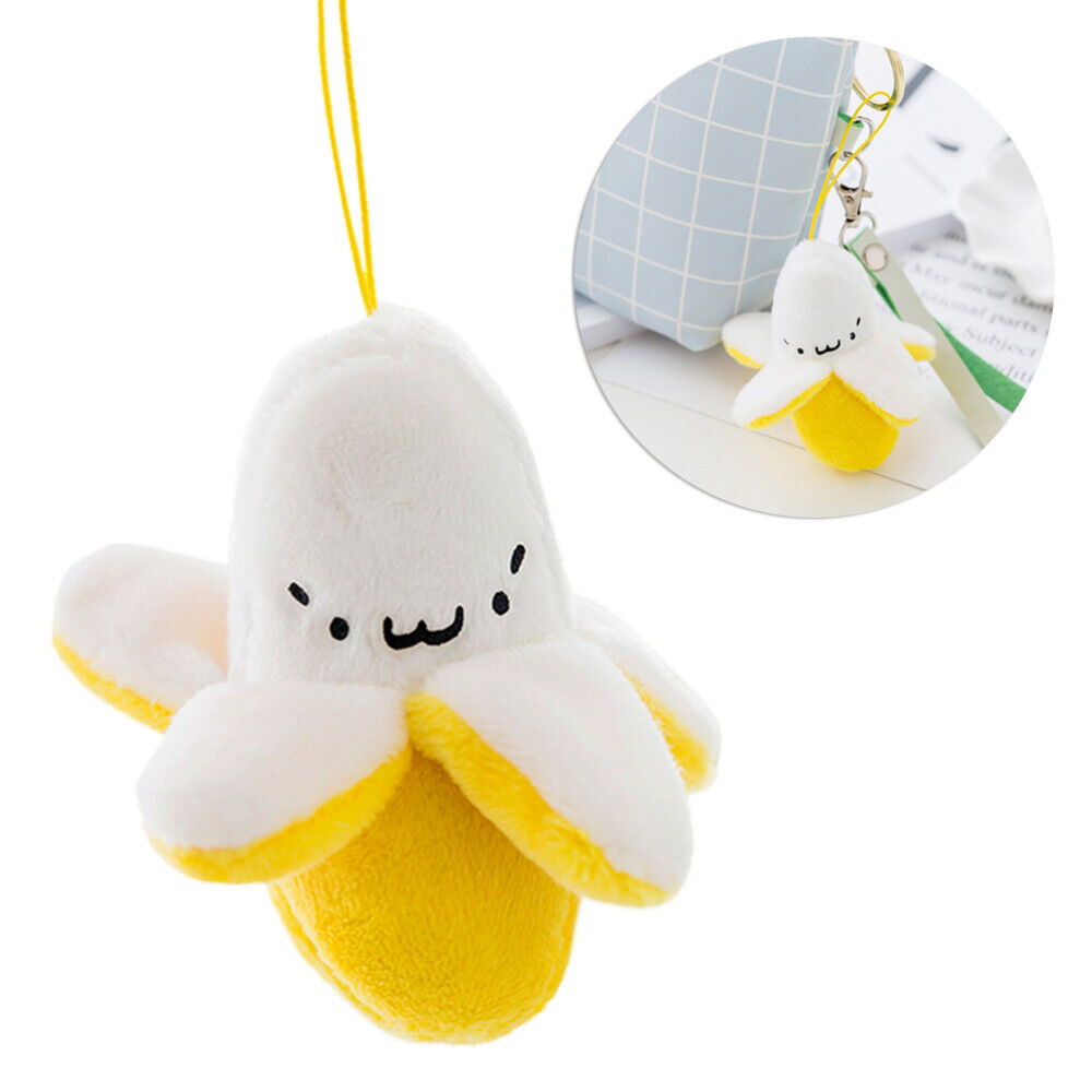 new  3 Pcs Banana Hanging Plush Keychain Bananas Figure Toys Child koeek - KOEEK