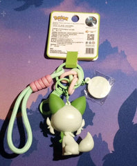 Pokemon Authentic Funism Sprigatito keychain charm Clip On Phone Strap figureToy