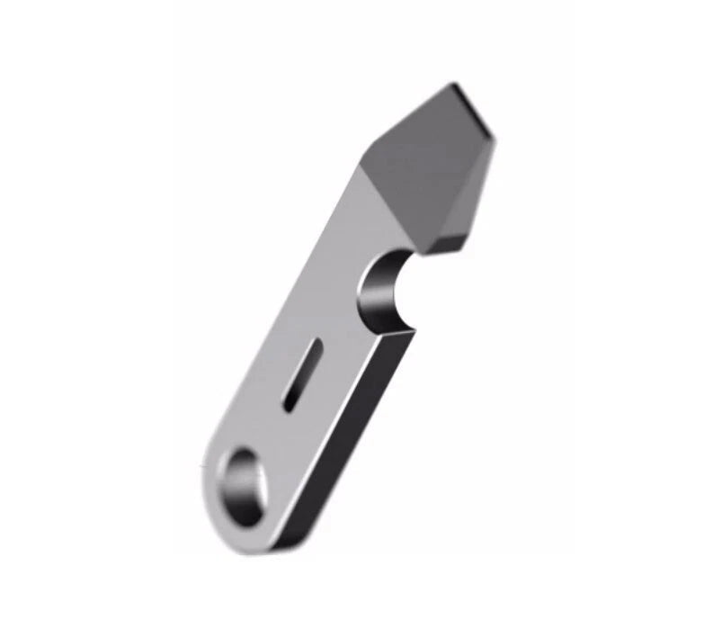 EDC Mini Titanium Alloy Keychain Pry Bar Crowbar Bottle Opener Ruler Multi Tools 07FC0E-D4 - KOEEK