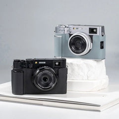Leather Camera Insert Half Case Bag Cover Suitable For Fujifilm X100Vi 07FC0E-D4 - KOEEK
