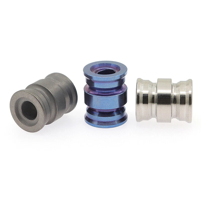 Titanium Alloy Knife Bead Parachute Rope Lanyard Pendant EDC DIY Zipper Head 07FC0E-D4 - KOEEK