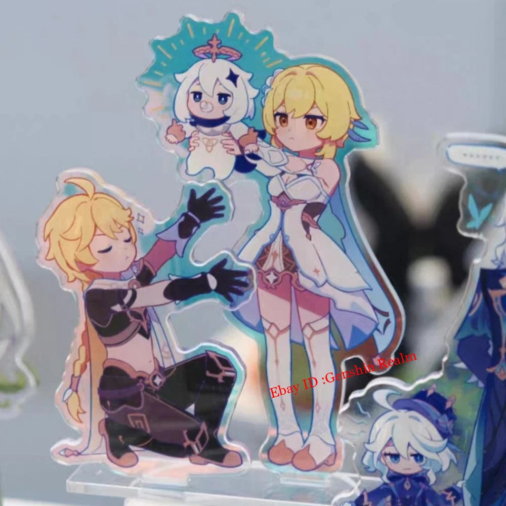 Anime  Paimon Acrylic Desktop Stand Figure Collection Gift 07FC0E-D4 - KOEEK