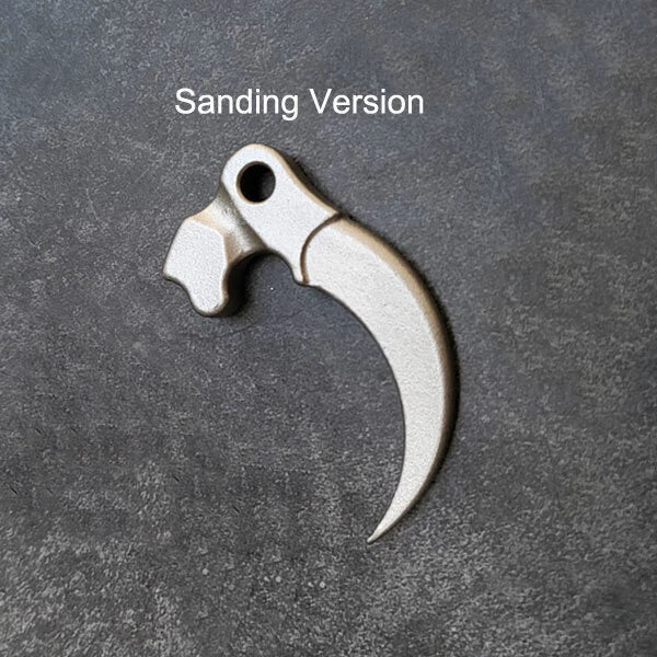 Stainless Steel Keychain Eagle Claw Necklace Pendant Bead Unpacking Box Tool 07FC0E-D4 - KOEEK