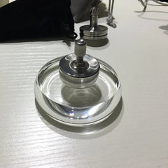 Professional K9 Cristal Glass Base for Spinning Top Precise Made mini size 2.6’ 07FC0E-D4 - KOEEK