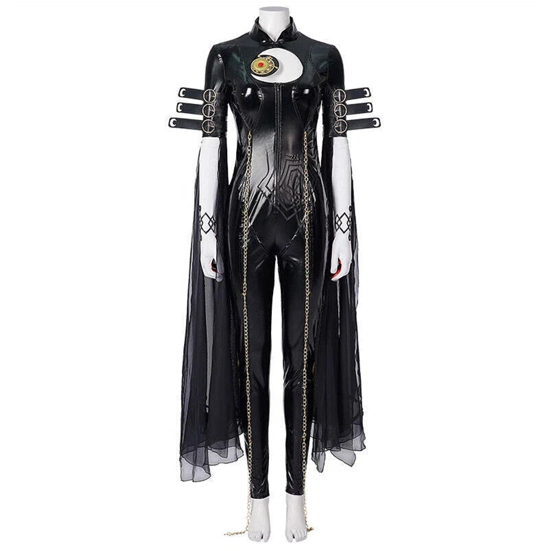 Bayonetta Bodysuit Cosplay Tights Women Cosplay Costume Uniform Party Dress Suit 07FC0E-D4 - KOEEK