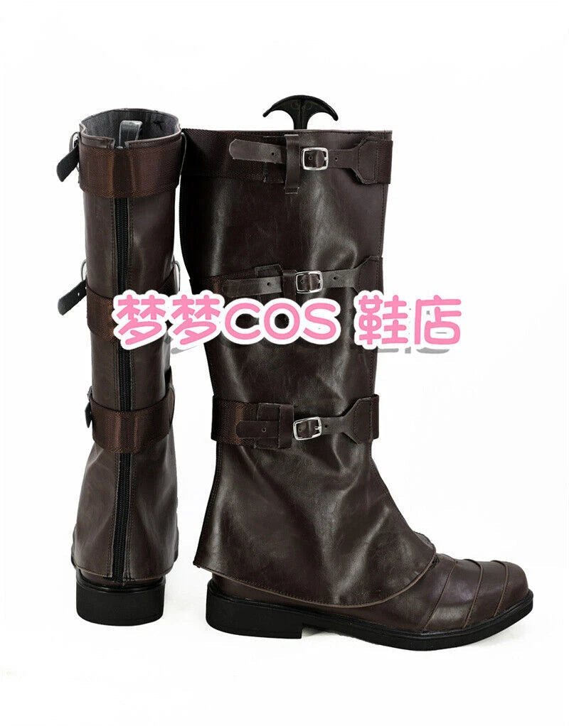 Avengers 3 Captain America Cosplay Customized Shoes Boots Unsex Halloween Prop 07FC0E-D4 - KOEEK