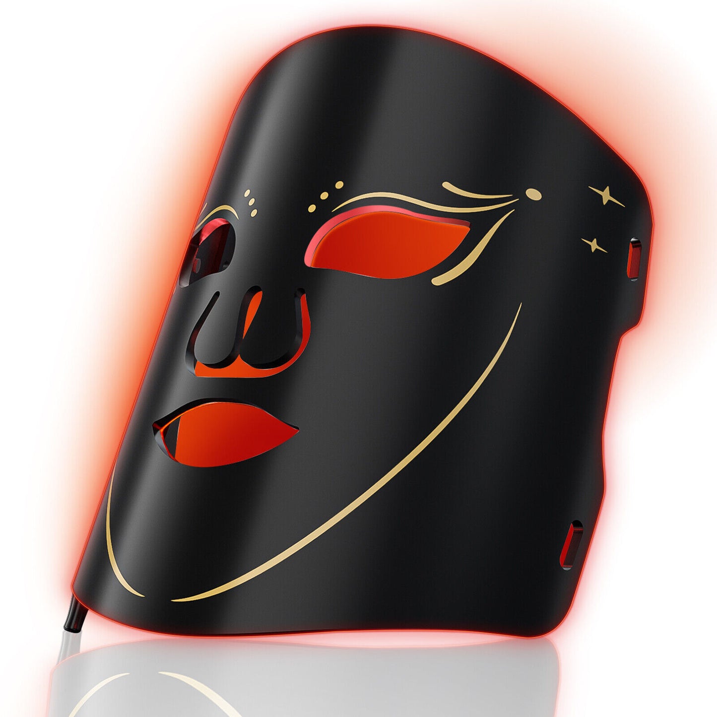 ny 7Colors Face LED Mask Red Light Therapy Lysterapimaske for ansiktshudpleie