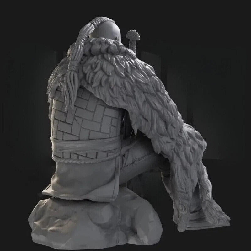 1/24 Resin Figure Model Kit Ancient Viking Warrior Bjorn Ironside Statue 07FC0E-D4 - KOEEK