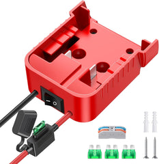 new 1 Packs Power Wheel Adapter for Milwaukee M18 Battery 18V 1 Pack 07FC0E-D4 - KOEEK