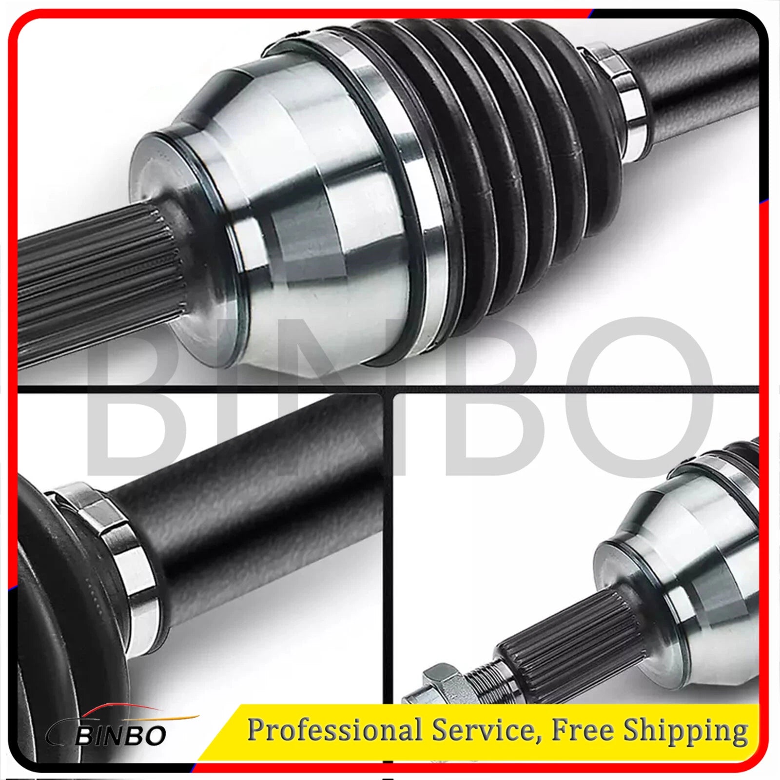 Front Left CV Axle Assembly for Land Rover Range Rover Evoque Discovery Sport 07FC0E-D4 - KOEEK