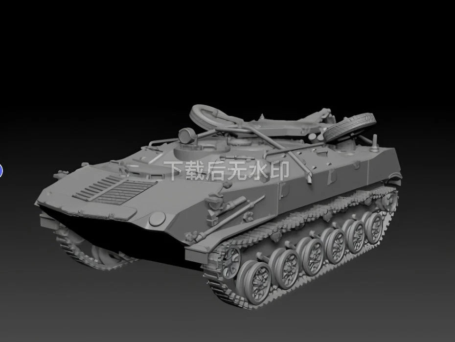 3D Printing 1/72 Soviet BTR-ZD ZU-23-2 tank Model Unpainted 07FC0E-D4 - KOEEK