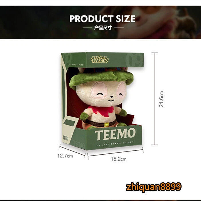Official LOL League Of Legends Teemo Plush Doll Stuffed Toy Game Collection Gift 07FC0E-D4 - KOEEK