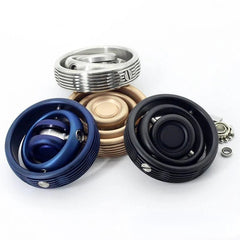Metal Gyroscope Toy Stainless Steel Hand Fidget Stress Relief Focus EDC Toy Gyro 07FC0E-D4 - KOEEK
