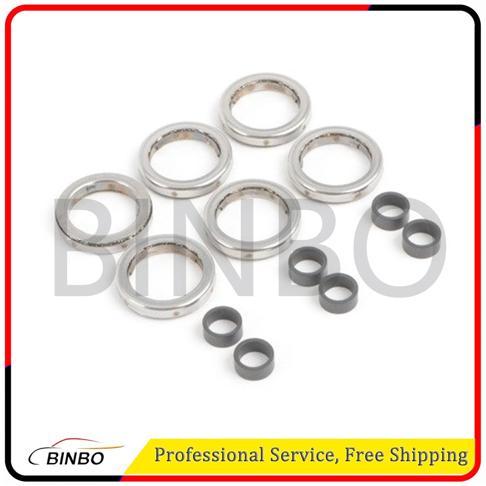12Pcs Fuel Injector Gasket Ring & Element Kit for BMW 335i 340i 528i N20 B38 N55 07FC0E-D4 - KOEEK