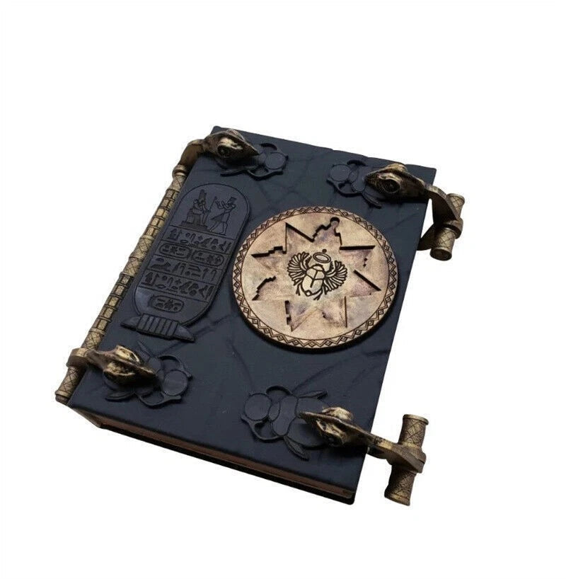 Book of The Dead The Mummy Prop with Key Can Be Opened Book Box Resin Replica 07FC0E-D4 - KOEEK