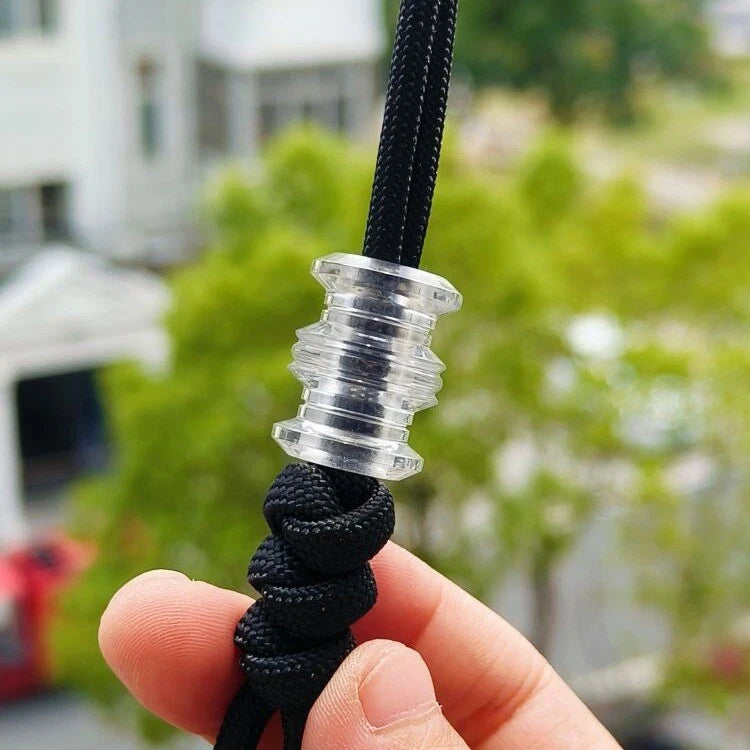EDC Resin Knife Lanyard Bead Necklace Paracord Pendant Bracelet Making Bead DIY 07FC0E-D4 - KOEEK