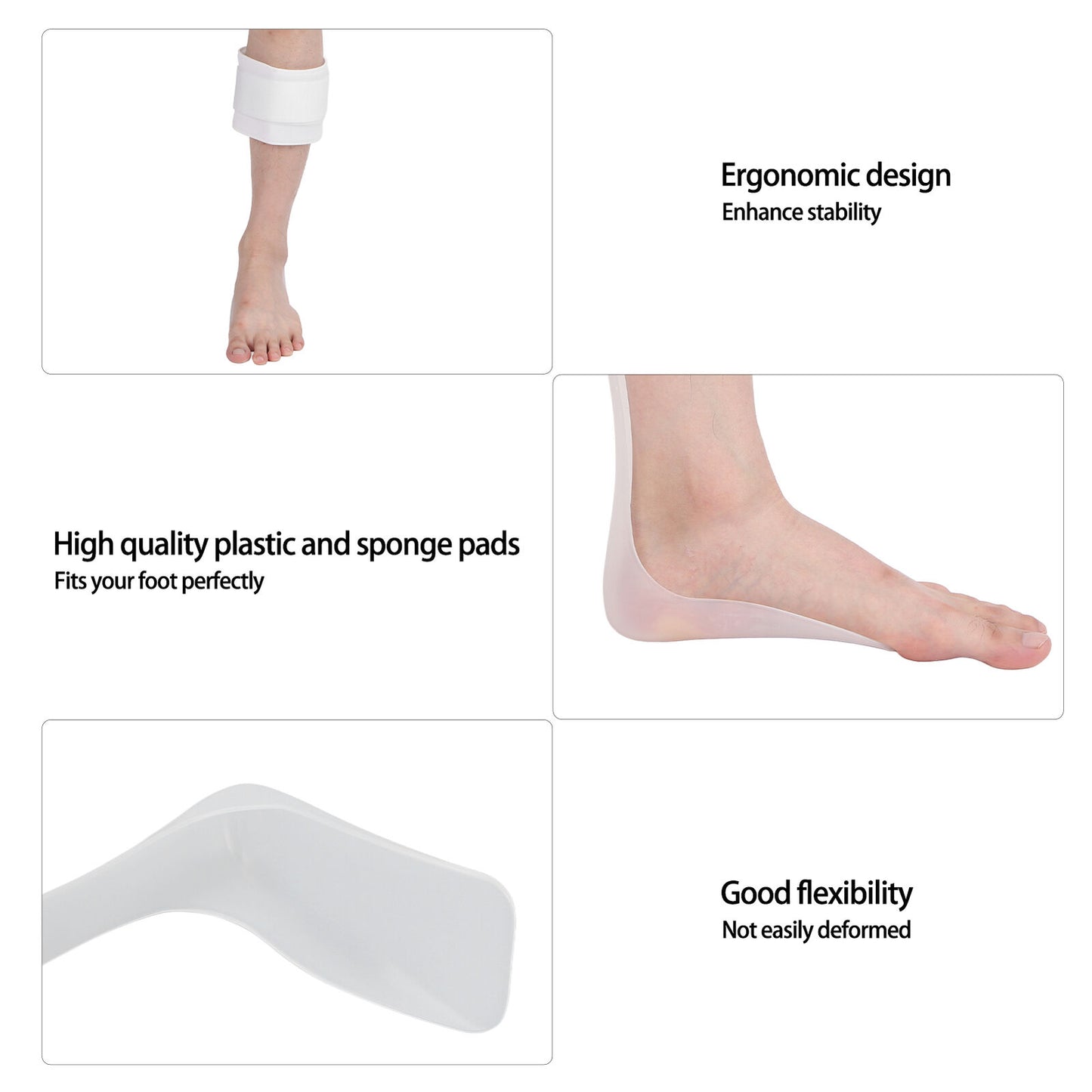 new Drop Foot Support Brace Lightweight Ultra Thin Ankle Foot Orthosis For Weak EUJ koeek - KOEEK