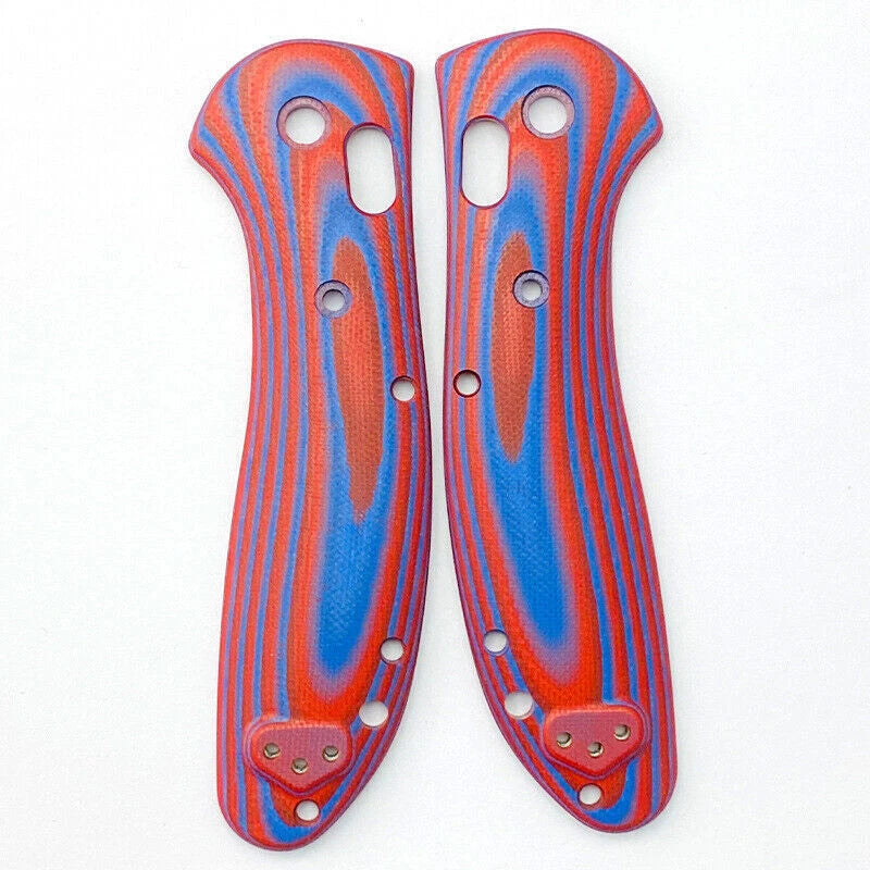 1Pair Custom G10 Material Handle Patch Scales for Benchmade Griptilian 551 Knife 07FC0E-D4 - KOEEK