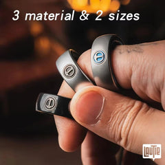 LAUTIE Mechanic Ratchet Ring Mechanical Fingertip Decompression Desktop EDC Toys 07FC0E-D4 - KOEEK