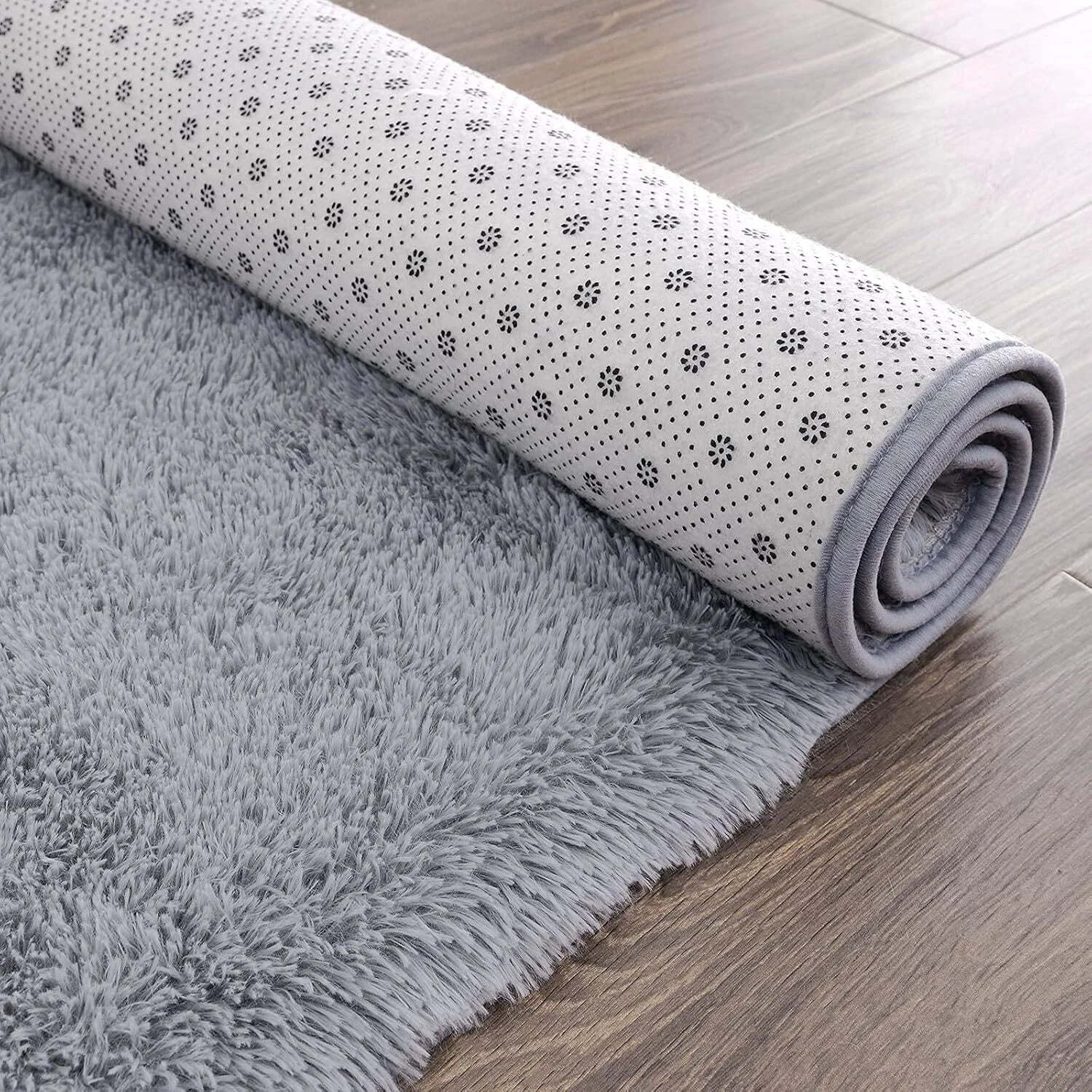 Soft Runner Rugs for Bedroom Living Room Plush Fluffy Rug 2x6 Feet, Shag Furry 07FC0E-D4 - KOEEK