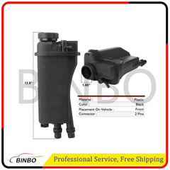 Coolant Expansion Tank with Cap for BMW E39 525i 528i 530i E38 728i 17111436381 07FC0E-D4 - KOEEK