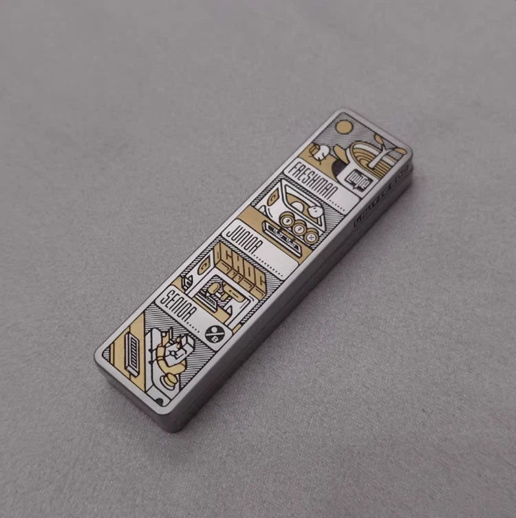 LAUTIE CHOC Mechanical Metal Direct Push Fingertip Push Card Limited 07FC0E-D4 - KOEEK