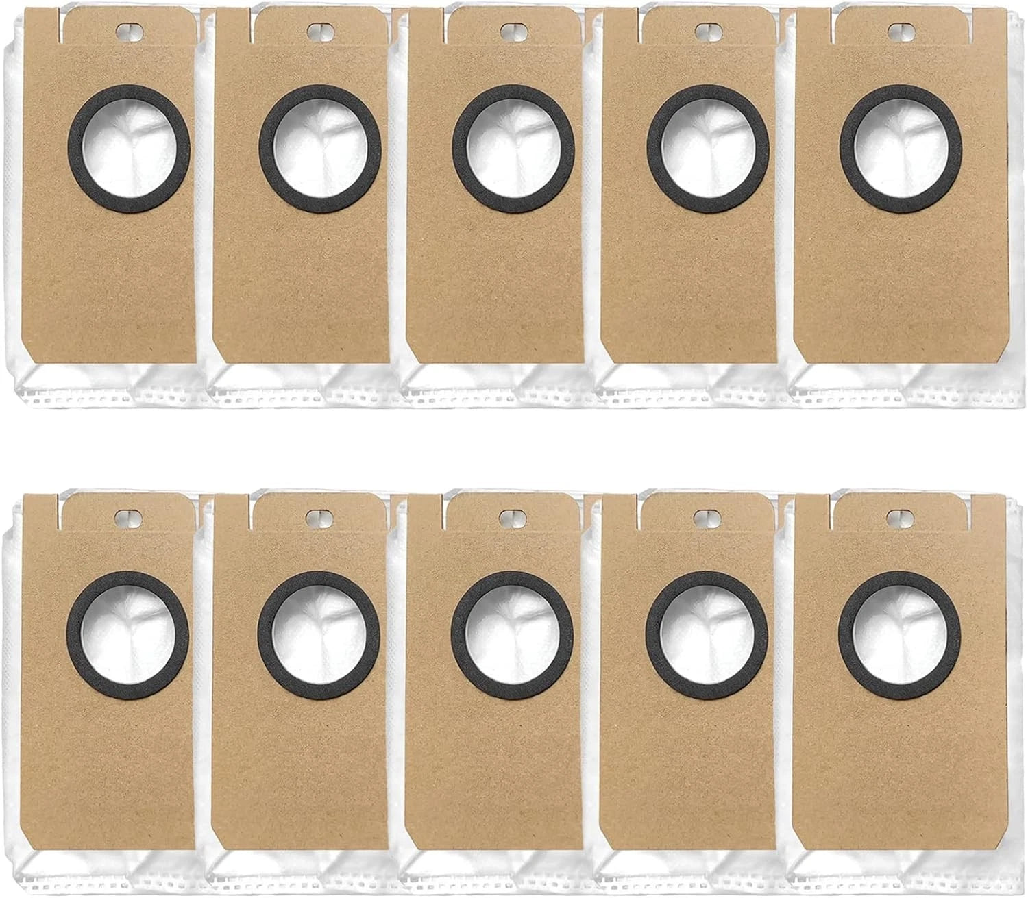 10 Packs Dust Bgas for Ionvac SmartClean V4 Self Emptying Robot Vacuum Cleaner 07FC0E-D4 - KOEEK