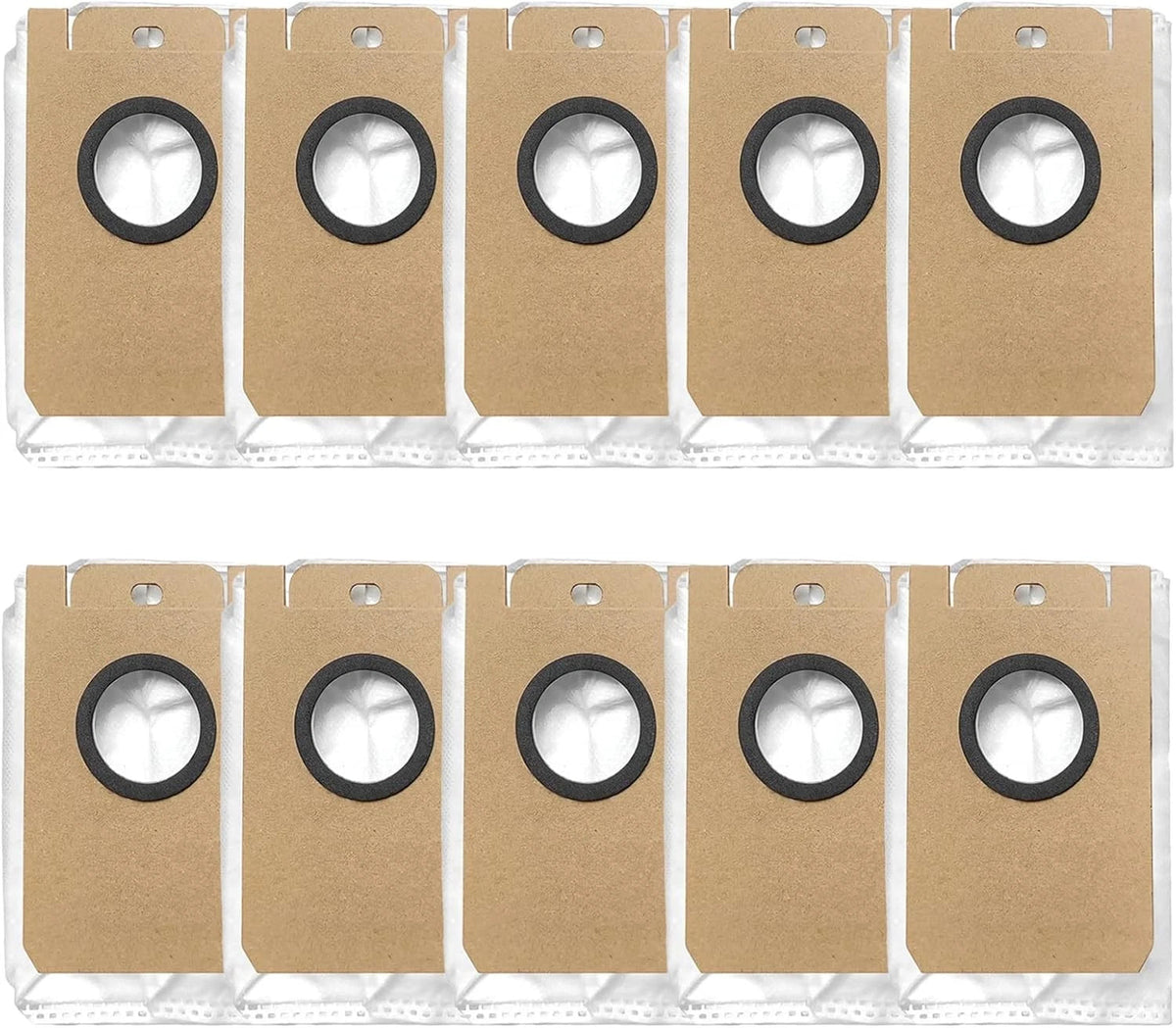 10 Packs Dust Bgas for Ionvac SmartClean V4 Self Emptying Robot Vacuum Cleaner 07FC0E-D4 - KOEEK