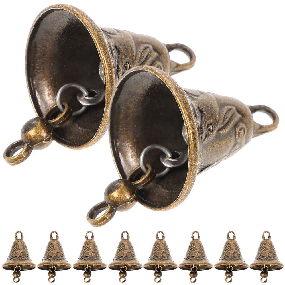 new 11 Pcs Bells Crafts Small Bells Hanging Bell Vintage Bell Loud Bell koeek - KOEEK