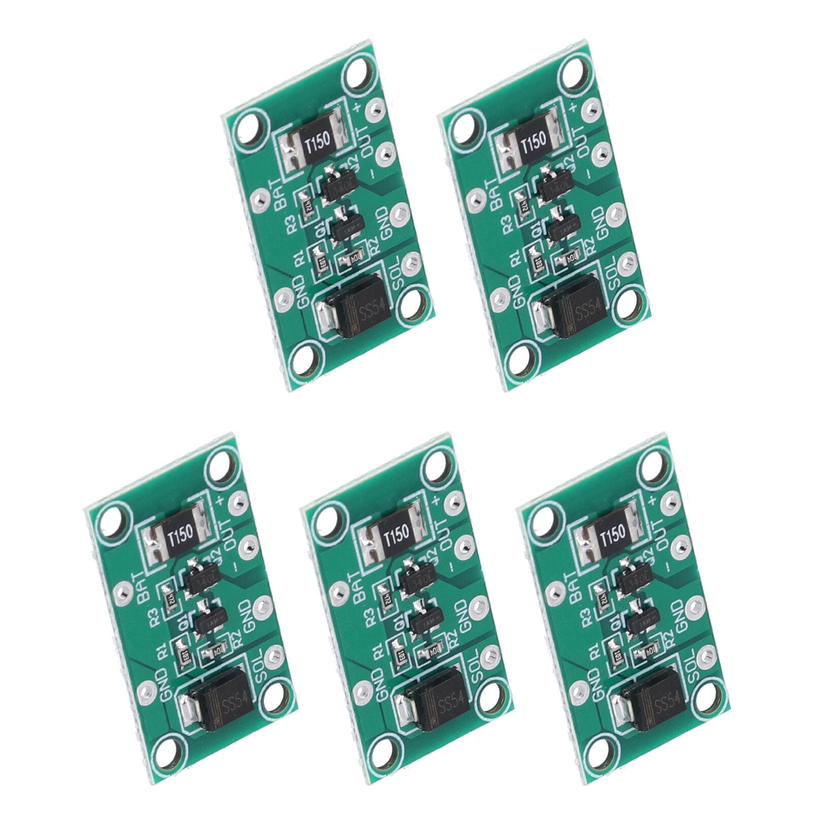 new 5pcs Solar Lamp   Controller Board Battery Charging Controller Module Board koeek - KOEEK